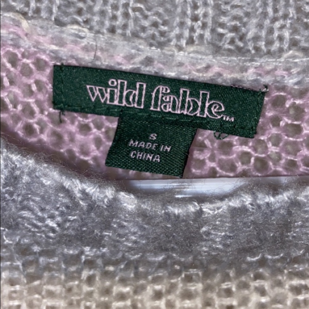 a wild fable sweater